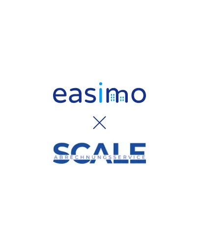 Logos easimo x Scale Abrechnungsservice